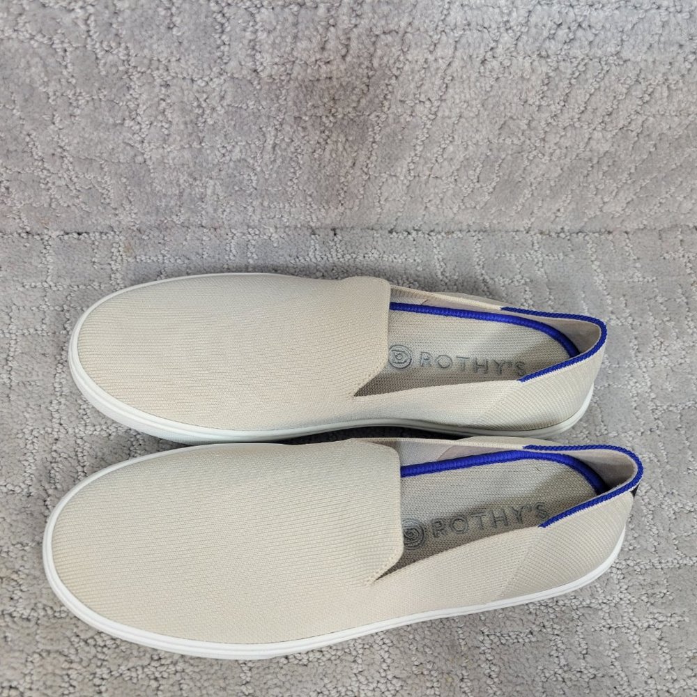Rothy's The Sneaker Women's Size US 8.5 Sand Round Toe Slip On Comfort Shoes NEW - Picture 10 of 11